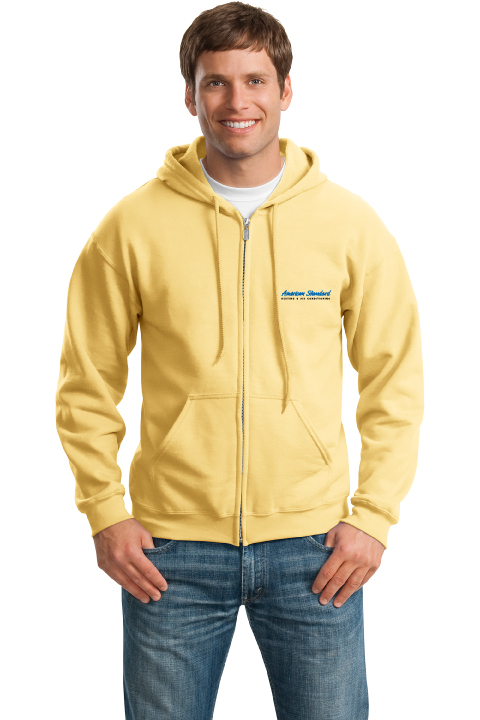 HVAC Embroidered Full-Zip Hooded Sweatshirt