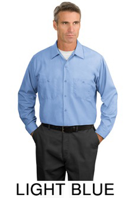 HVAC Redkap Long Sleeve Industrial Work Shirt - Click Image to Close