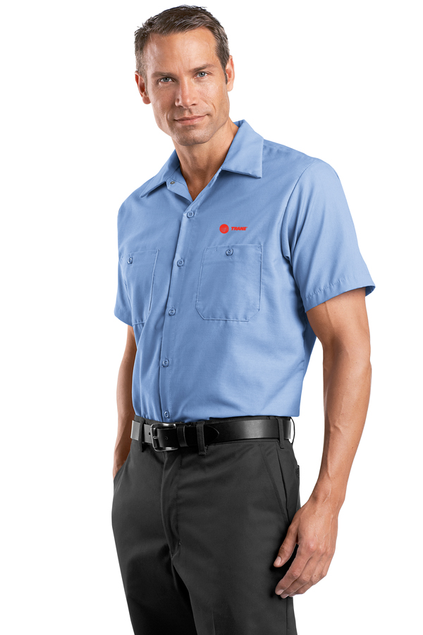 DEALER HVAC Redkap Short Sleeve Industrial Work Shirt