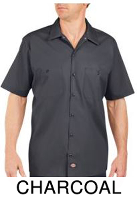 HVAC Dickies Men's 4.25 oz. Industrial Short-Sleeve Work Shirt