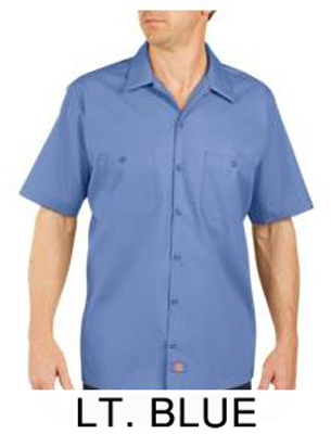 HVAC Dickies Men's 4.25 oz. Industrial Short-Sleeve Work Shirt